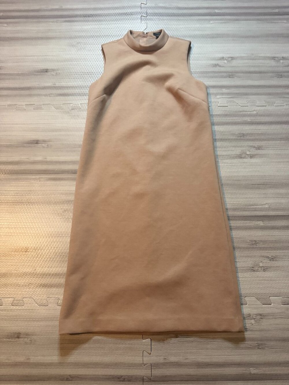 Ann Taylor Women's The Petite Mock Neck Shift Dress in Double Knit